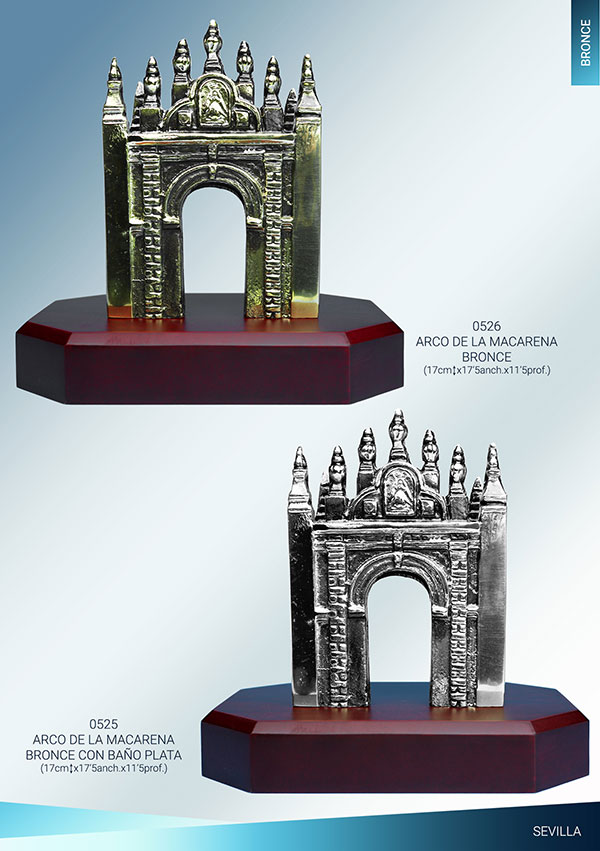 Arco de la Macarena en bronce